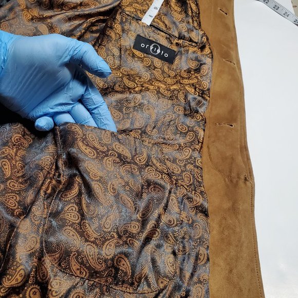 Orvieto - Brown Blazer Jacket - Three buttons - 46R (XL) - Picture 6 of 15